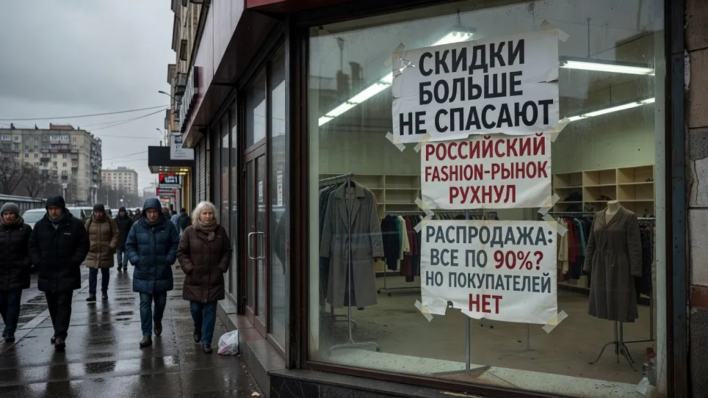 Российский fashion-рынок рухнул. Скидки больше не спасают